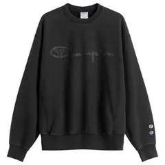 チャンピオン メンズ アウター パーカー・スウェット シャツ Champion x Aries Decentralised Sweatshirt Black ブラック
