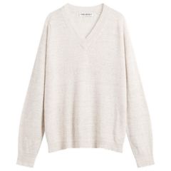 アワーレガシー メンズ アウター ニット・セーター Vネック リネン Our Legacy Linen Rue VNeck Jumper Soft Ecru エクリュ