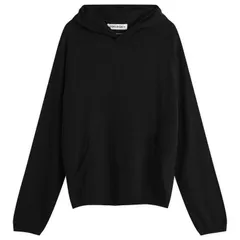 アワーレガシー メンズ アウター パーカー・スウェット シルク ニット Our Legacy Silknitted Hoodie Almost Black ブラックのサムネイル