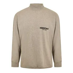 フィアオブゴッド メンズ トップス Tシャツ オーバーサイズフィット Fear Of God Essentials Unisex Core Long Sleeve Oversized FitShirt Dark Oatmeal オートミール