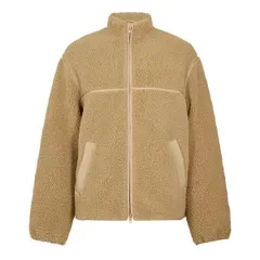 メゾンキツネ メンズ アウター ジャケット・ブルゾン フリース Maison Kitsune Mens Fleece Sherpa Jacketan Beige タンのサムネイル