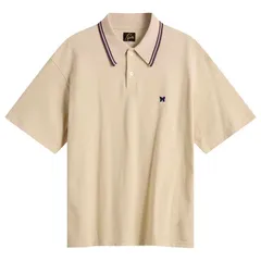 ニードルズ メンズ トップス ポロシャツ Needles Pique Polo Beige ベージュのサムネイル
