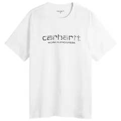 カーハート メンズ トップス Tシャツ ロゴ Carhartt WIP Snake Script Logo TShirt END Excusive White ホワイト