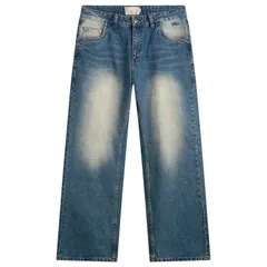 ダイム メンズ ボトムス デニムパンツ ジーンズ Dime Relaxedenim Jeansandblasted Indigo インディゴのサムネイル