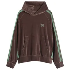 ニードルズ レディース アウター パーカー・スウェット Needles Track Hoodie Brown ブラウンのサムネイル