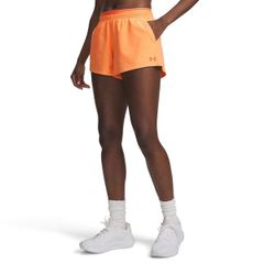 언더 아머 여성 하의 하프 팬츠 반바지 반바지 Under Armour Womens Vanish Woven 3 Shorts Orange BlocVenom R