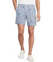 カリビアン メンズ ボトムス ハーフパンツ・ショーツ フラワー柄 プリント ショートパンツ フラワー Caribbean Floral Print 7 Inseam Shorts Dusty Blue ブルー