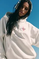 フリーピープル レディース アウター パーカー・スウェット ロゴ FP Movement Womens Final Call Front Logo Hoodie White Combo ホワイト