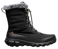 ボグス レディース シューズ ブーツ・レインブーツ レース Bogs Womens Cedar Quilt Lace Boots Black ブラック