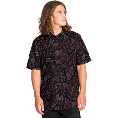 ボルコム メンズ トップス シャツ Volcom Scaler Stone Woven Shirt Mens Black ブラック