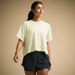 キャリー レディース トップス Tシャツ CALIA Womens Oversized Renew Boxy Tee Matcha Frostのサムネイル