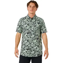 リップカール メンズ トップス シャツ 半袖 Rip Curl SessionshortSleeve Shirt Mens Washed BlackFatigue ブラックのサムネイル