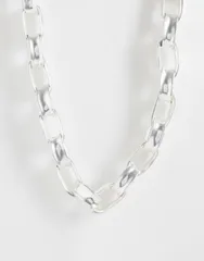 マンゴ レディース アクセサリー ネックレス・チョーカー・ペンダントトップ レース Mango chunky chainecklace SILVER シルバーのサムネイル