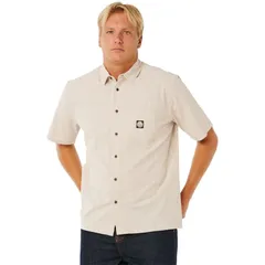 リップカール メンズ トップス シャツ 半袖 Rip Curl Premium Surf Check ShortSleeve Shirt Mens Bone チェックのサムネイル