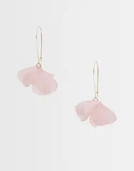 アクセサライズ レディース アクセサリー ピアス・イヤリング Accessorize frosted petal drop earrings in light PINK ピンクのサムネイル
