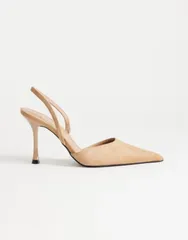 トップショップ レディース シューズ パンプスエード ヒール Topshop Angel faux suede heeled pumps in taupe トープのサムネイル