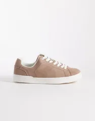 エイソス レディース シューズ スニーカー スエード レース ASOS DESIGN Delta lace up sneakers in sand suedette SAND SUEDETTE サンドのサムネイル