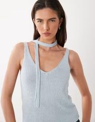 ラグアジェム LAGUA GEM HALTER NECK COMPACT ニット - メルカリ