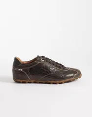 ブロンクス レディース シューズ スニーカー レザー Bronx Gravityy low top sneakers heavy tumbled leather Coffee Bean コーヒー