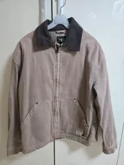 ザラ コントラスト ワークジャケット s