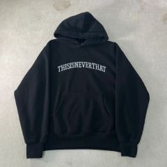 THISISNEVERTHAT ネイビー パーカー 値下げ交渉可 - メルカリ