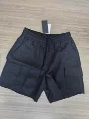 ブラック カーゴ ハーフパンツ 新品