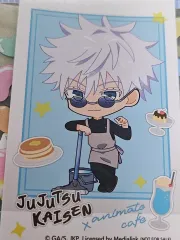 呪術廻戦 五条 悟 アニメイトカフェ コラボ トレカ