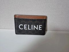 セリーヌ CELINE 二つ折り財布 ブラック メンズ 付属品完備 0605-3 