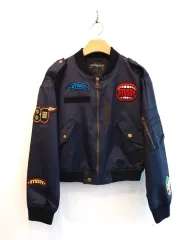 STUSSY パッチ ブルゾン ジャケット / STUSSY ジャパン ウィメンズ LINE パッチ MA-1ジャケットのサムネイル