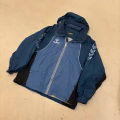 hummel バイカラー WHO フード ウィンドブレーカー