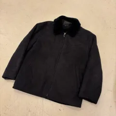 ヴィンテージ ブラック ムートン ジャケット