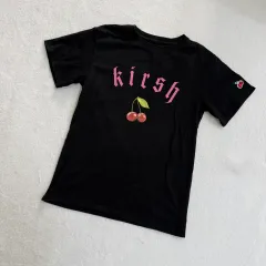 1 キルシー さくらんぼ ロゴ 半袖 Tシャツ 0403Tのサムネイル