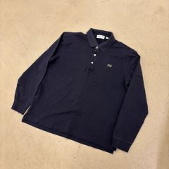 フレラコ　未使用Lacoste ネイビー ポロシャツ サイズ3 中古・古着通販】LACOSTE (ラコステ) ポロシャツ ネイビー サイズ