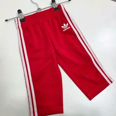 アディダス キッズ 70-75 トレーナー ズボン レッド