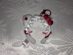 サンリオ ハローキティ ぬいぐるみ カチューシャ ロリータ キーホルダー レース フリル キティ