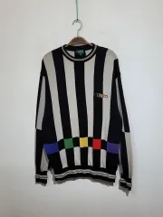 (XL) KENZO ケンゾー ゴルフ セーター ストライプ 日本版