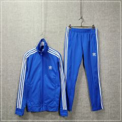 adidas トラックジャケット セットアップ XO ブルー R1066 - メルカリ