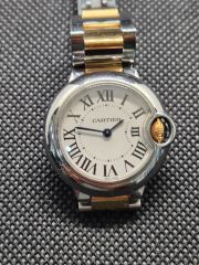 電池交換済【Cartier】カルティエ バロンブルートラベルクロック