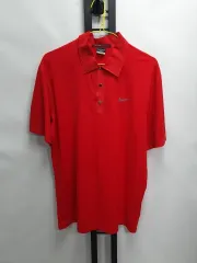 ナイキ ゴルフ 半袖 カラーTシャツ タイガー・ウッズ コレクション レッド s