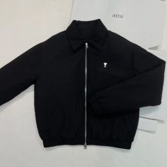 AMI PARIS Stud Heart Bomber Jacket Mサイズ - メルカリ