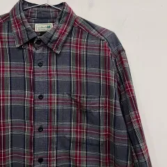 L.L.Bean エルエルビーン オンブレ チェック コットン クロップドシャツ