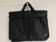 Porter タンカー ショート ヘルメットバッグ ブラック S