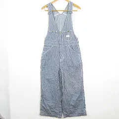 リー LEE WHIZIT サロペット オーバーオール 綿 XS ブルー ストライプ ヒッコリー 小さいサイズ kz13372