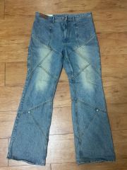 激レア W36 アカデミクス デニム パンツ ジーンズ バギー Y2K 古着 青 