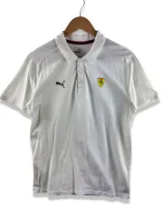 フェラーリXプーマ 白 ポロTシャツ 2786