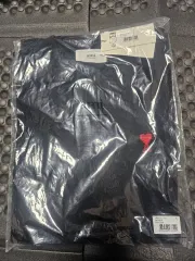 アミ スモール ハート ブラック カラポロシャツ xl