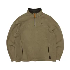 Timberland ティンバーランド ベージュ フリース ハーフジップ Mのサムネイル