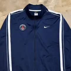 XL NIKE パリ・サンジェルマン 白ライン ネイビー トラックジャージ