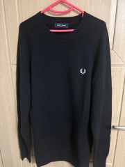 希少 60s~70s フレッドペリーVネックセーター（黒 ） - メルカリ