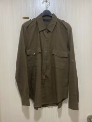 IENA 長袖 ミリタリーシャツ カーキ 日本製 - メルカリ